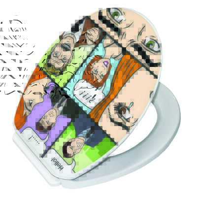 Deska WC YUCCA FOTO comic book multicolor