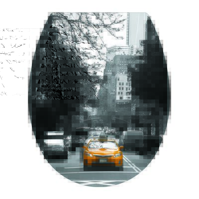 Deska wolnoopadająca NEW YORK duroplast multicolor