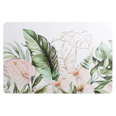 Podkładka Orchis 43,5 x 28 cm biało-zielony