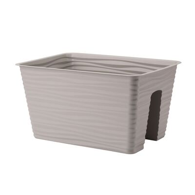 Donica balustradowa Sahara 40 cm jasnoszary