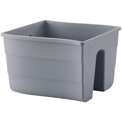 Donica balustradowa Fala Wave 30 cm platynowy