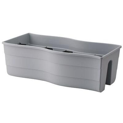 Donica balustradowa Fala Wave 60 cm platynowy