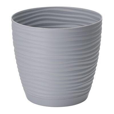 Donica Sahara Petit z podstawką 17 cm platynowy