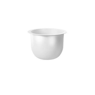 Osłonka wkład do kwietnika Standy 24 cm biały