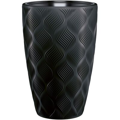 Doniczka Flow Slim 30 cm głęboki czarny