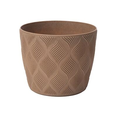 Osłonka Flow Petit Eco 19 cm naturalne drewno brązowy