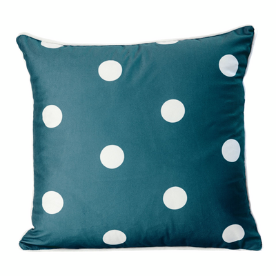 Poszewka 2S Duo Chic 45 x 45 cm turkusowo-biały