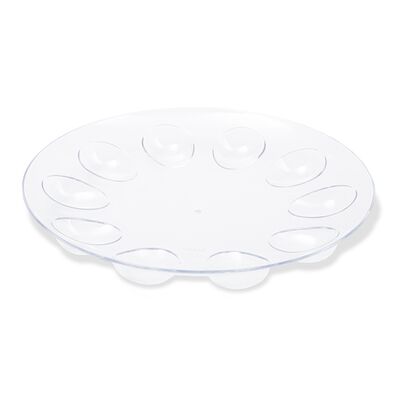Półmisek do jajek transparentny 23,3 cm