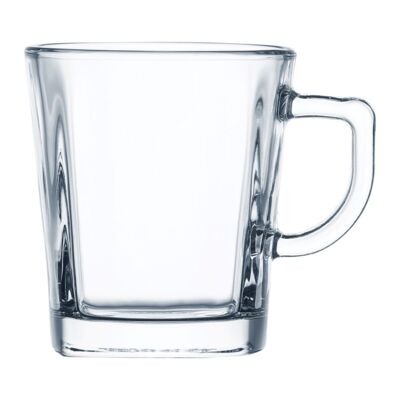 Kubek Basic hartowany 260 ml transparentny AMBITION