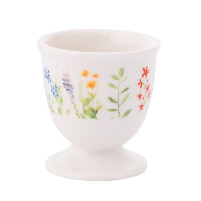 Kieliszek do jajka porcelanowy Przebudzenie natury 5 x 5,5 cm wielokolorowy