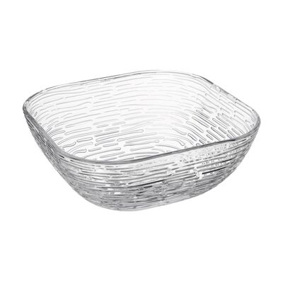 Salaterka Harmony 20 cm paski transparentny