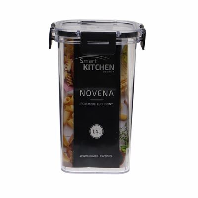 Pojemnik kwadratowy Novena 1,45 l transparentny