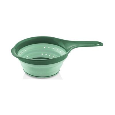 Cedzak z rączką Veroli 18 cm zielony