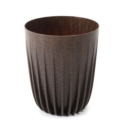 Doniczka Mira 25 cm coffee espresso brązowy