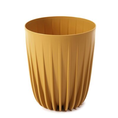 Doniczka Mira 25 cm musztardowy