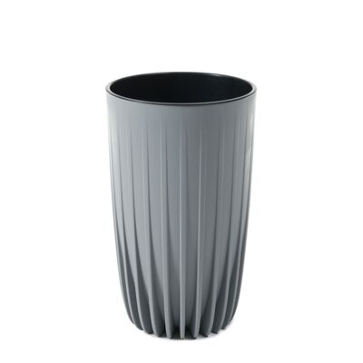 Donica Mira wysoka 30 cm szary