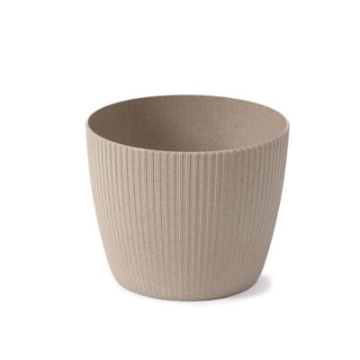 Doniczka Magnolia Jumper 14 cm coffee latte beżowy