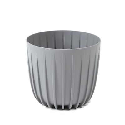 Osłonka niska Mira 20 cm szary