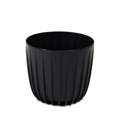 Osłonka niska Mira 20 cm czarny