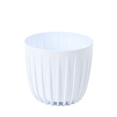 Osłonka niska Mira 20 cm biały