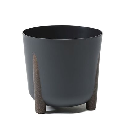 Donica Frida Eco Recycled 21,3 cm czarny