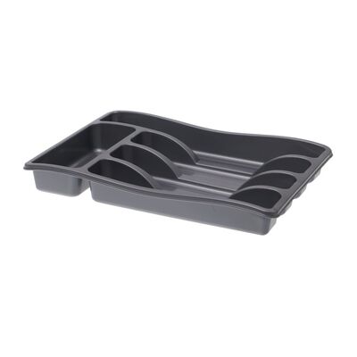 Wkład do szuflady Duo 33 x 25,5 cm srebrny