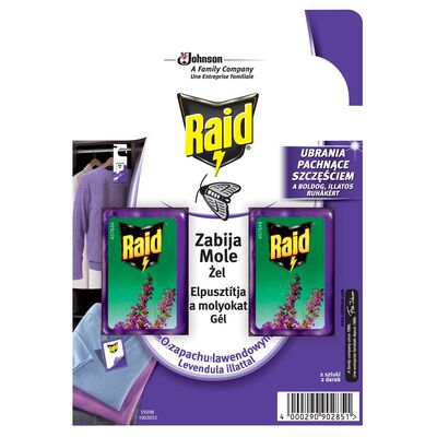 Raid zawieszka przeciw molom w żelu lawenda 6 ml Raid