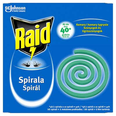 Spirala na komary 10 sztuk Raid