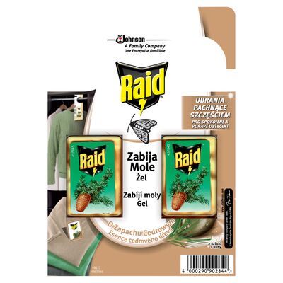 Zawieszka przeciw molom w żelu cedr 6 ml Raid