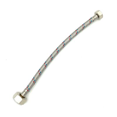 Wężyk nierdzewny 1/2" x 3/8" 50 cm ww