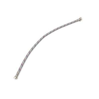 Wężyk nierdzewny 1/2" x 1/2" 60 cm ww