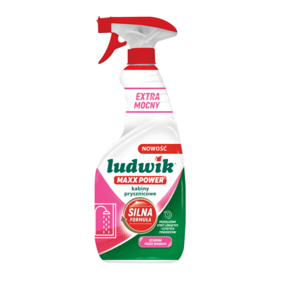 Płyn do mycia kabin prysznicowych 600 ml Ludwik Maxx Power