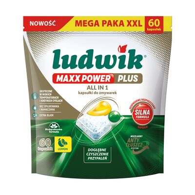 Kapsułki do zmywarek 60 sztuk Ludwik Maxx Power Plus
