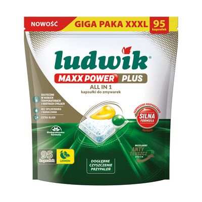Kapsułki do zmywarek 95 sztuk Ludwik Maxx Power Plus
