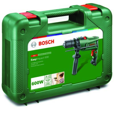 Wiertarka udarowa EasyImpact 600 z walizką BOSCH