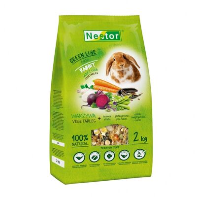Pokarm dla królików 2 kg GREEN LINE Nestor