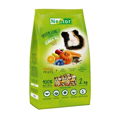 Pokarm dla świnek morskich 2 kg GREEN LINE Nestor