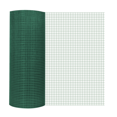 Siatka zgrzewana 0,8 mm 0,5 x 5 m ocynk PVC Lustan