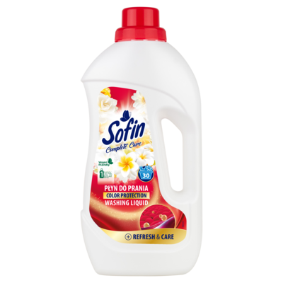 Płyn do prania tkanin kolorowych Complete Care  Color Protection 1,5 l SOFIN