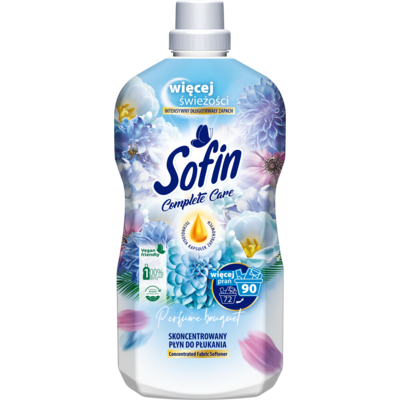 Skoncentrowany płyn do płukania tkanin Complete Care  Freshness Perfume Bouquet 1,8 l SOFIN