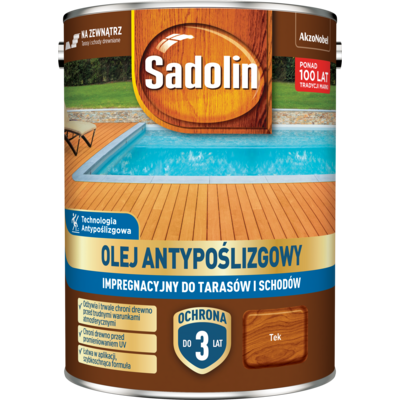 Olej antypoślizgowy Tek 4,5 l Sadolin