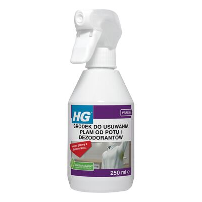 Środek do usuwania plam od potu i dezodorantu 250 ml HG
