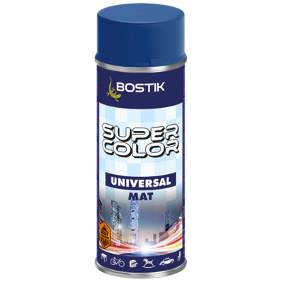 Lakier uniwersalny SUPER COLOR 400 ml ciemnoniebieski mat BOSTIK