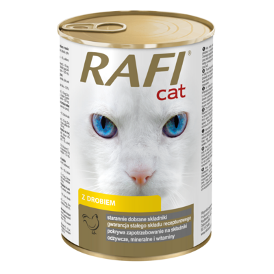 Karma mokra dla kota 415 g drób RAFI