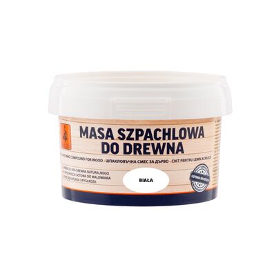 Masa szpachlowa do drewna 250 g biały DRAGON