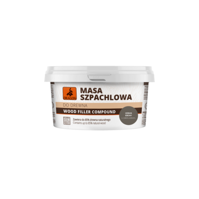 Masa szpachlowa do drewna 250 g heban DRAGON