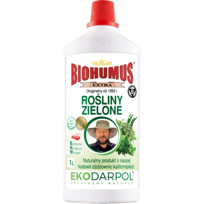 Nawóz BIOHUMUS EXTRA kwiaty zielone 1 l EKODARPOL