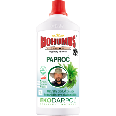 Nawóz Biohumus EXTRA paproć 1 l Ekodarpol