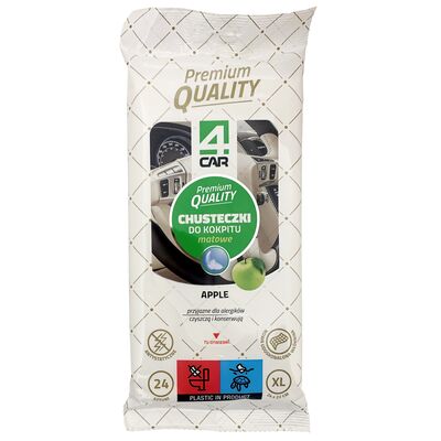 Chusteczki do kokpitu matowe Apple 4Car Premium Quality