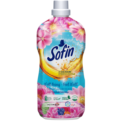Skoncentrowany płyn do płukania tkanin Well Being - Feel Well 1,4 l SOFIN